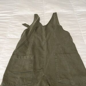 Free People Olive Jumpsuit